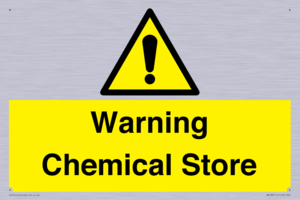 Warning Chemical Store